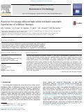 Cover page: A process for energy-efficient high-solids fed-batch enzymatic liquefaction of cellulosic biomass