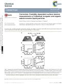 Cover page: Correction: Humidity-dependent surface tension measurements of individual inorganic and organic submicrometre liquid particles