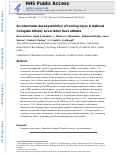 Cover page: Accelerometer-based prediction of running injury in National Collegiate Athletic Association track athletes