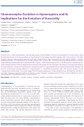 Cover page: Chemoreceptor Evolution in Hymenoptera and Its Implications for the Evolution of Eusociality