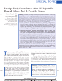 Cover page: Foreign Body Granulomas after All Injectable Dermal Fillers: Part 1. Possible Causes