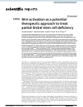 Cover page: Wnt activation as a potential therapeutic approach to treat partial limbal stem cell deficiency.