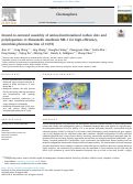 Cover page: Inward-to-outward assembly of amine-functionalized carbon dots and polydopamine to Shewanella oneidensis MR-1 for high-efficiency, microbial-photoreduction of Cr(VI)