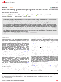 Cover page: Benchmarking quantum logic operations relative to thresholds for fault tolerance