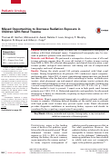 Cover page: Missed Opportunities to Decrease Radiation Exposure in Children with Renal Trauma