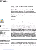 Cover page: IQGAP1 is an oncogenic target in canine melanoma