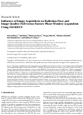 Cover page: Influence of Image Acquisition on Radiation Dose and Image Quality: Full versus Narrow Phase Window Acquisition Using 320 MDCT