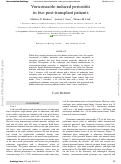 Cover page: Voriconazole-induced periostitis in two post-transplant patients.