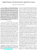 Cover page: Optimal Dynamic Load-Altering Attacks Against Power Systems