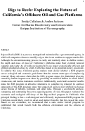 Cover page: Rigs to Reefs: Exploring the Future of California's Offshore Oil and Gas Platforms