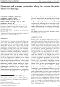 Cover page: Nutrients and primary production along the eastern Aleutian Island Archipelago