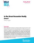 Cover page: Is the Great Recession Really Over?