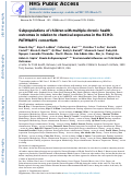 Cover page: Subpopulations of children with multiple chronic health outcomes in relation to chemical exposures in the ECHO-PATHWAYS consortium.