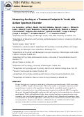 Cover page: Measuring Anxiety as a Treatment Endpoint in Youth with Autism Spectrum Disorder