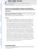 Cover page: Touchscreen learning deficits and normal social approach behavior in the Shank3B model of Phelan–McDermid Syndrome and autism