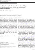 Cover page: Analysis of rainfall infiltration effects on the stability of pyroclastic soil veneer affected by vertical drying shrinkage fractures