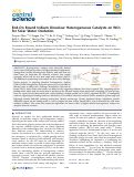 Cover page: End-On Bound Iridium Dinuclear Heterogeneous Catalysts on WO3 for Solar Water Oxidation.