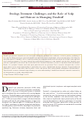 Cover page: INDIVIDUAL ARTICLE: Etiology, Treatment Challenges, and the Role of Scalp and Haircare in Managing Dandruff.