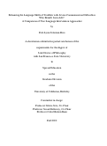 Cover page: Enhancing the Language Skills of Toddlers with Severe Communication Difficulties Who Benefit from AAC: A Comparison of Two Language Intervention Approaches