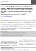 Cover page: A phase II study of cabozantinib and pembrolizumab in advanced gastric/gastroesophageal adenocarcinomas resistant or refractory to immune checkpoint inhibitors