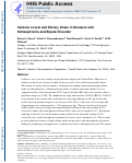 Cover page: Caffeine levels and dietary intake in smokers with schizophrenia and bipolar disorder