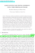 Cover page: Large Multi-scale Spatial Modeling Using Tree Shrinkage Priors