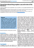 Cover page: Varenicline-induced drug eruption: case and review of the literature