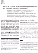 Cover page: StarD5: an ER stress protein regulates plasma membrane and intracellular cholesterol homeostasis