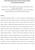 Cover page: Electrochemical Measurement of Water Transport Numbers in Anion-Exchange Membranes