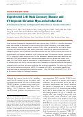 Cover page: Unprotected Left Main Coronary Disease and ST-Segment Elevation Myocardial Infarction A Contemporary Review and Argument for Percutaneous Coronary Intervention