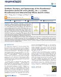 Cover page: Synthesis, Structure, and Spectroscopy of the Biscarboranyl Stannylenes (bc)Sn·THF and K2[(bc)Sn]2 (bc = 1,1′(ortho-Biscarborane)) and Dibiscarboranyl Ethene (bc)CHCH(bc)