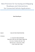 Cover page: Best Practices for Surveying and Mapping Roadways and Intersections for Connected Vehicle Applications