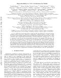 Cover page: Reproducibility in G 0 W 0 calculations for solids