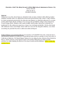 Cover page: Flourish or Fail?: The Risky Reward of Elite High School Admission in Mexico City