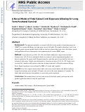 Cover page: A Novel Model of Fetal Spinal Cord Exposure Allowing for Long-Term Postnatal Survival