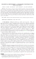 Cover page: Segmental Refinement: A Multigrid Technique for Data Locality