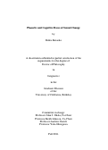 Cover page: Phonetic and Cognitive Bases of Sound Change