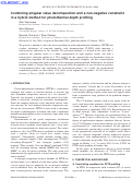 Cover page: Combining singular vector decomposition and a non-negative constraint in a hybrid approach for photo-thermal depth profiling