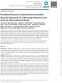 Cover page: Thirdhand Smoke Contamination and Infant Nicotine Exposure in a Neonatal Intensive Care Unit: An Observational Study