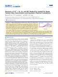 Cover page: Reactions of Th+ + H2, D2, and HD Studied by Guided Ion Beam Tandem Mass Spectrometry and Quantum Chemical Calculations