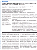 Cover page: Protein kinase C inhibitors sensitize GNAQ mutant uveal melanoma cells to ionizing radiation.