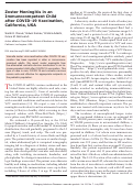 Cover page: Early Release - Zoster Meningitis in an Immunocompetent Child after COVID-19 Vaccination, California, USA - Volume 28, Number 7—July 2022 - Emerging Infectious Diseases journal - CDC