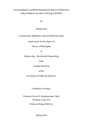 Cover page: Functionalization and Multi-Dimensional Structure Fabrication using Ultrafast Laser Direct Writing (FS-LDW)