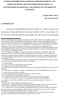 Cover page: O EFEITO DISTRIBUTIVO DA RESPONSABILIDADE OBJETIVA NO CÓDIGO DE DEFESA DO CONSUMIDOR BRASILEIRO E AS ELASTICIDADES DA DEMANDA: UMA PERSPECTIVA DE DIREITO E ECONOMIA