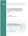 Cover page: LBNL 2011 Inter-Laboratory Comparison for Laboratories Submitting Specular Data to the International Glazings Database (IGDB)