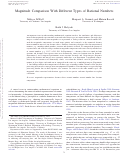 Cover page: Magnitude Comparison With Different Types of Rational Numbers