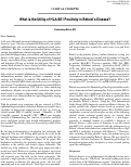 Cover page: What is the Utility of HLA-B51 Positivity in Behcet’s Disease?