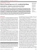 Cover page: Drivers of natural gas use in U.S. residential buildings.