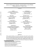 Cover page: Quasi-Dynamic Traffic Assignment using High Performance Computing.