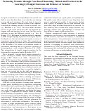 Cover page: Promoting Transfer through Case-Based Reasoning: Rituals and Practices in the Learning by Design Classroom and Evidence of Transfer